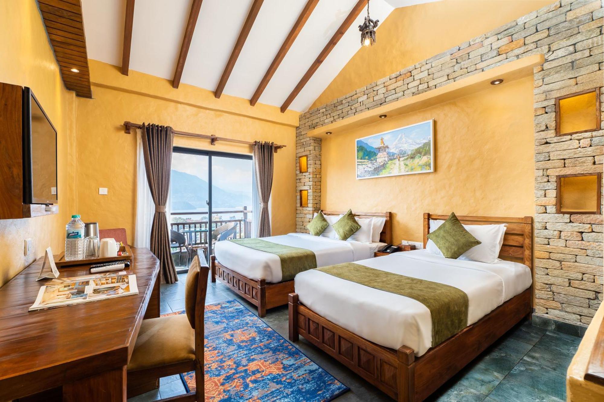 Bar Peepal Resort Pokhara Ngoại thất bức ảnh Deluxe Room