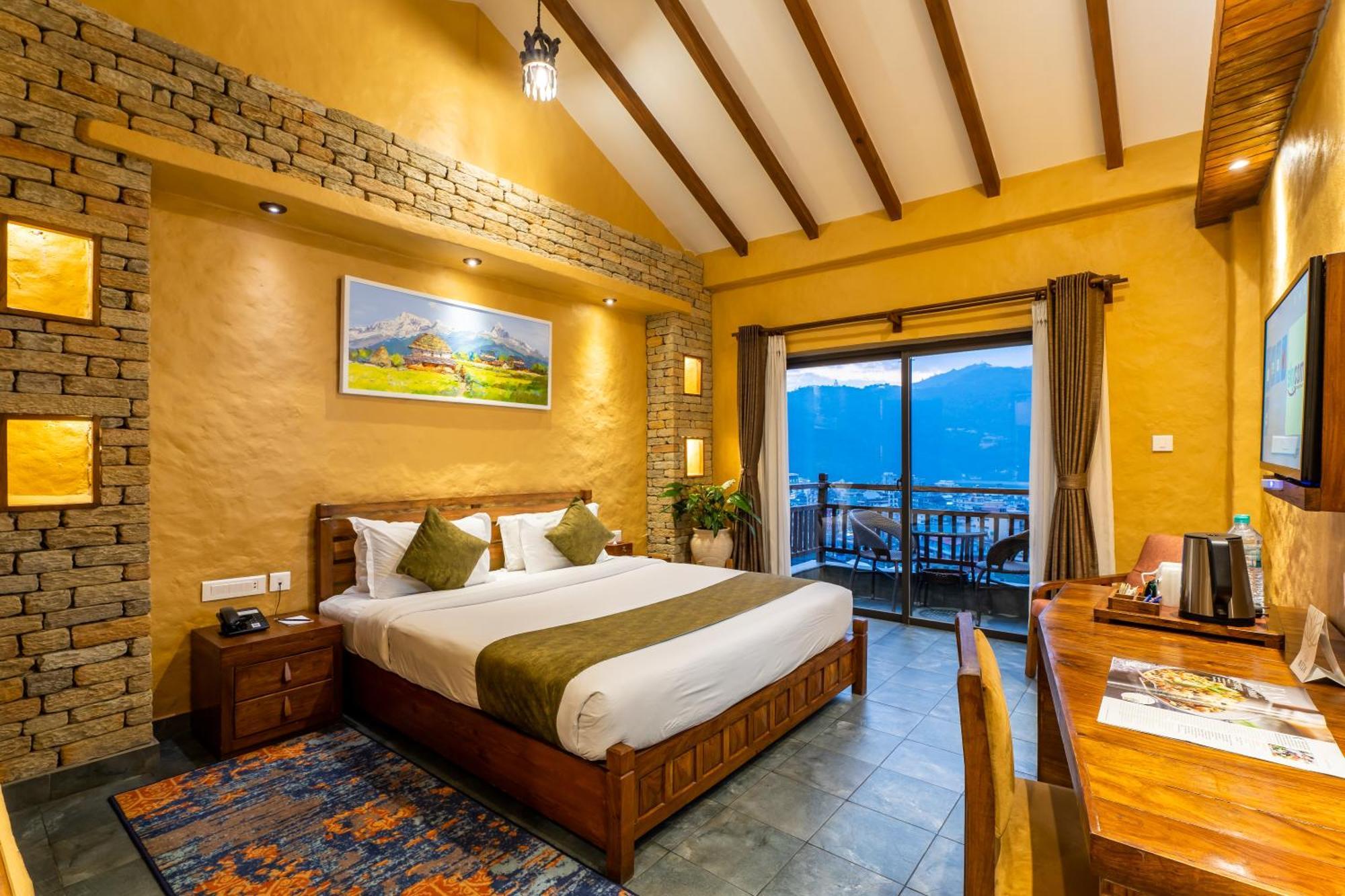 Bar Peepal Resort Pokhara Ngoại thất bức ảnh Deluxe Room