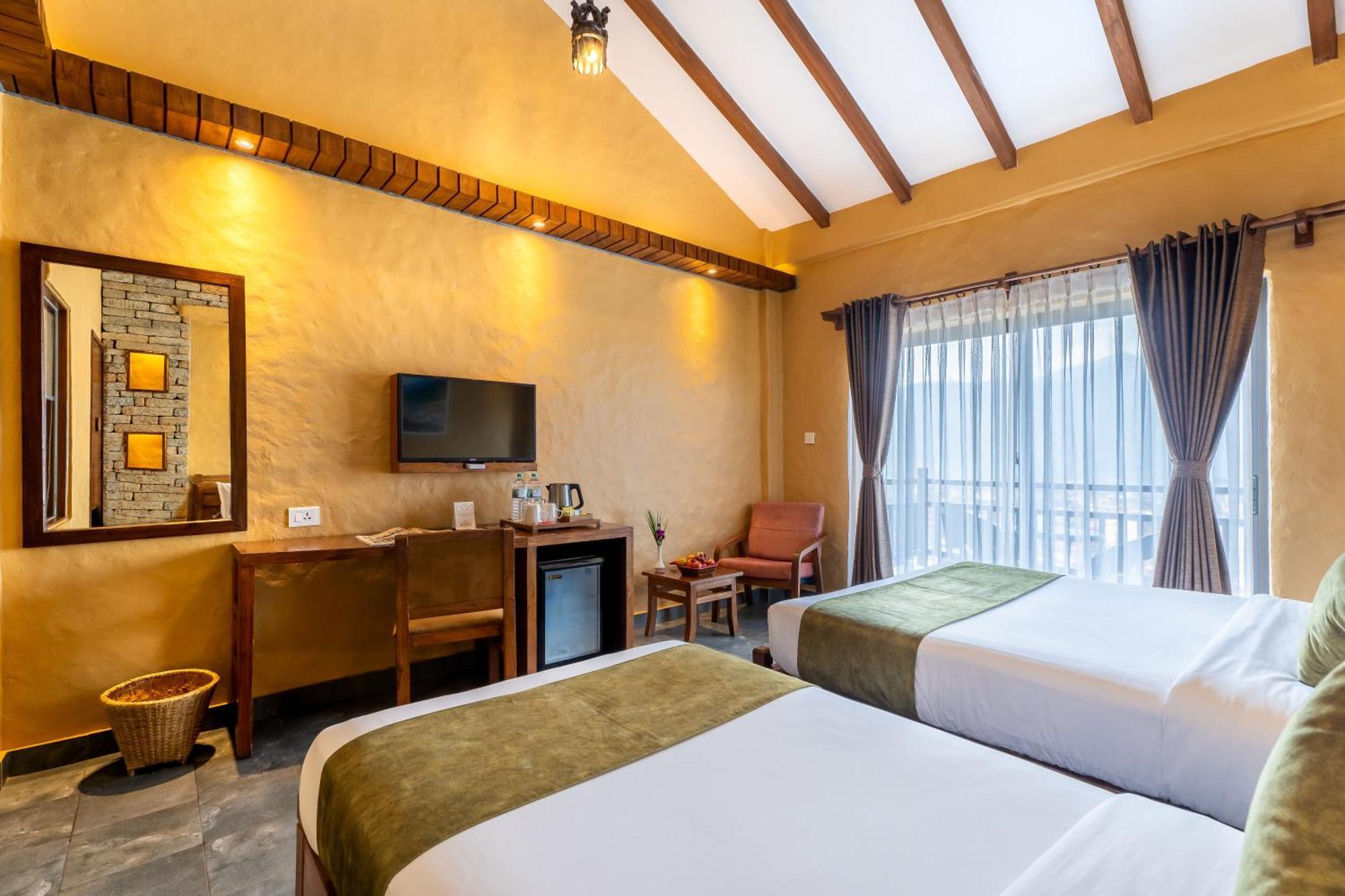 Bar Peepal Resort Pokhara Ngoại thất bức ảnh Deluxe Room